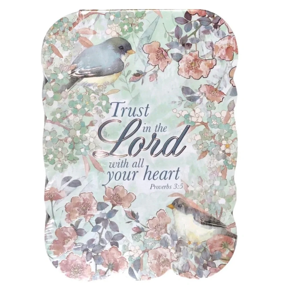 Punch Studio Bird Garden Die Cut Embellished Notepad with Scripture (66839)